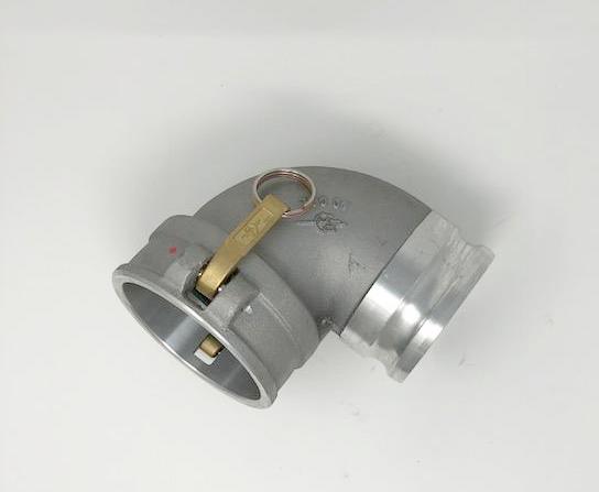 PT Coupling Elbow 4'' by 90 Aluminium